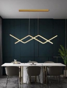 Imagine LUSTRA LED SUSPENDATA CU TELECOMANDA 3 FUNCTII GOLD 56W (II3288)