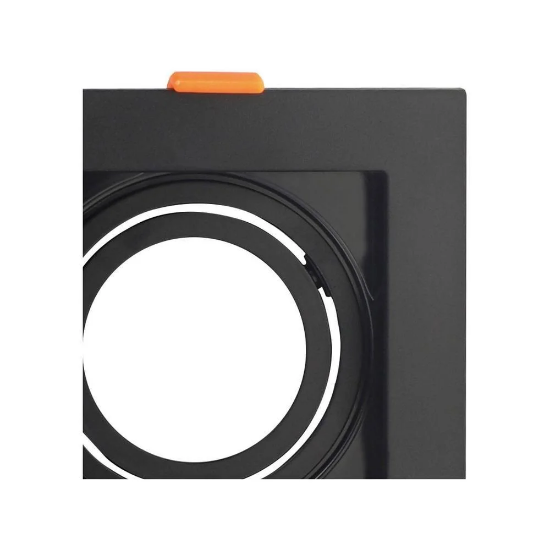 Imagine Ramă Pătrată pentru Spot 9-97615 CCT - Negru