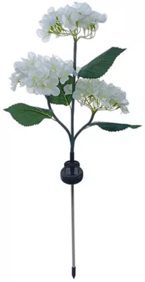 Imagine Lampa LED cu încărcare solară 3000K model Hortenzie