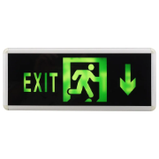Imagine Lampă Emergentă Exit Săgeată Jos