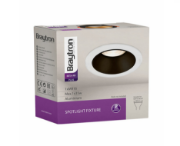 Imagine Carcasă negru/auriu rotundă pentru GU10 Beta-RR