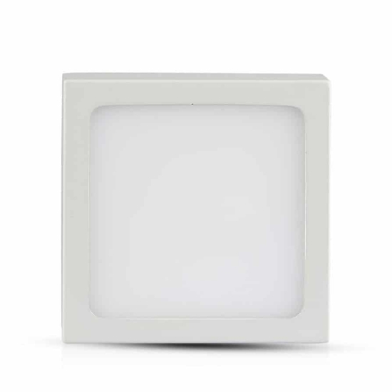 Imagine Panou LED 6W Montaj la Suprafață Premium Pătrat Alb Natural