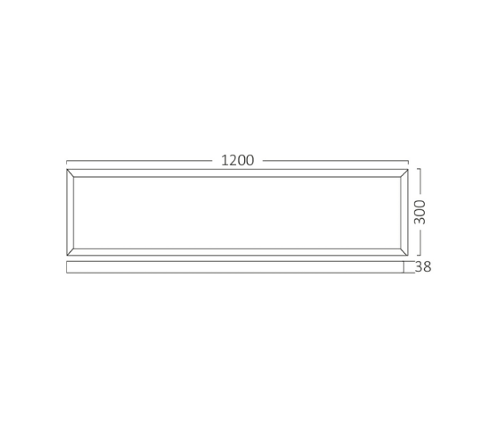 Imagine Lampa Panel Aplicabil Backlite SRC 50W 300x1200 Alb 3in1 Braytron