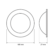 Imagine Lampa LED încastrabilă rotundă 8W 4200K