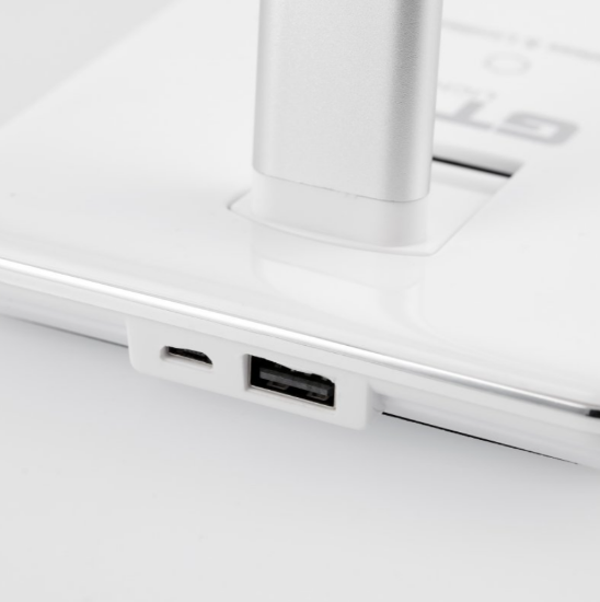 Imagine Lampă LED de birou GTV Tritton 6W cu încărcare wireless și USB