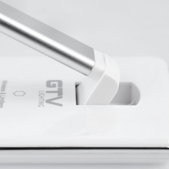 Imagine Lampă LED de birou GTV Tritton 6W cu încărcare wireless și USB