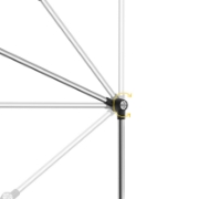 Imagine Lampă de podea LED 12W+3W Rebel KOM1025