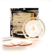Imagine Banda LED dublu-adezivă pentru interior/exterior Arelux Xtap COB, 220V, 12W/m, 1028 lm/m, lumină neutră, IP65