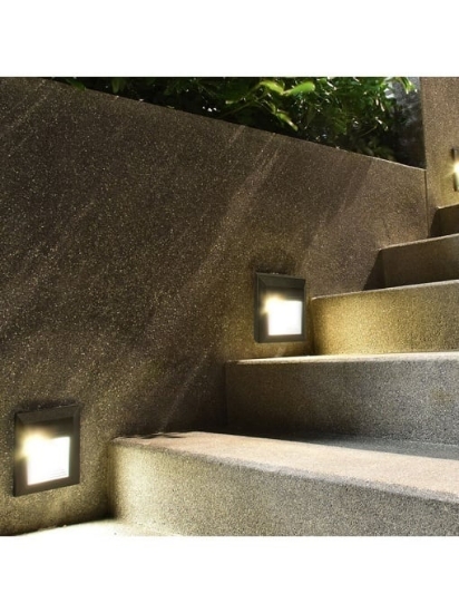 Imagine Corp de iluminat LED pentru scări 2W 4000K Alb/Negru