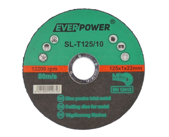 Imagine Disc de debitare metal Everpower EN12413 - 125x1 mm
