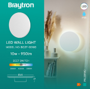 Imagine Corp LED PALERMO 10W-3in1 IP65 D180mm Alb