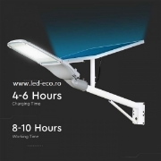 Imagine Corp de iluminat stradal cu panou solar LED 50W 3000LM SMD 6500K VTAC