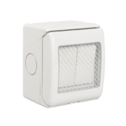 Imagine Comutator aplicat IP55, alb, Total Green