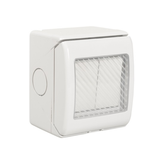 Imagine Comutator aplicat IP55, alb, Total Green