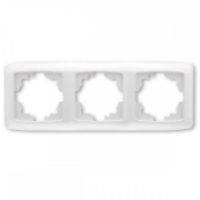 Imagine Ramă orizontală 3 module Carmen Viko VI-CR30, Alb