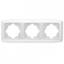 Imagine Ramă orizontală 3 module Carmen Viko VI-CR30, Alb