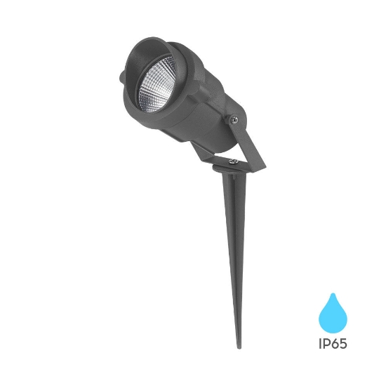 Imagine Spot LED pentru grădină 9W 220V 6400K IP65 Negru BR-BT25-00132