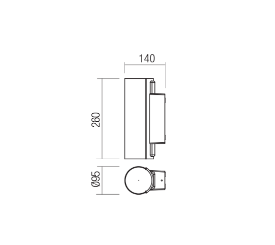 Imagine Aplica LED REDO ILIUS 15W IP54 DG 3000K