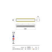Imagine Aplica LED REDO AROOS SMD 30W IP65 SWH 3000K