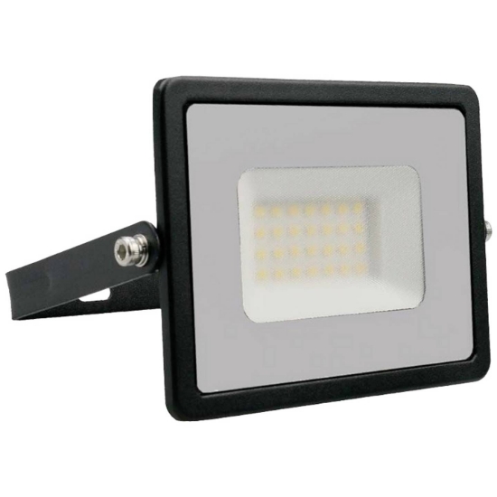 Imagine Proiector LED V-TAC SMD Slim 30W Lumină Rece Negru Seria E 215954