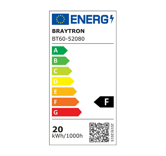 Imagine Proiector LED Slim Braytron 20W 3IN1 IP65 Alb