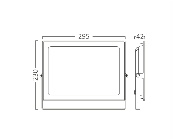 Imagine Proiector LED SF 150W SMD 13000LM 6500K IP65 Negru