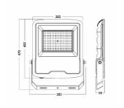 Imagine Proiector LED 200W SMD 6400K BRAYTON