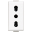 Imagine Priză standard italiană 10/16A modulară 1M albă Matix AM5180