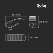 Imagine Corp iluminat grădină LED solar 20W 4000K alb neutru