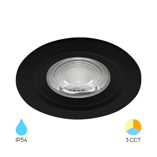 Imagine Spot LED Rotund G3 7W 3in1 IP54 Negru