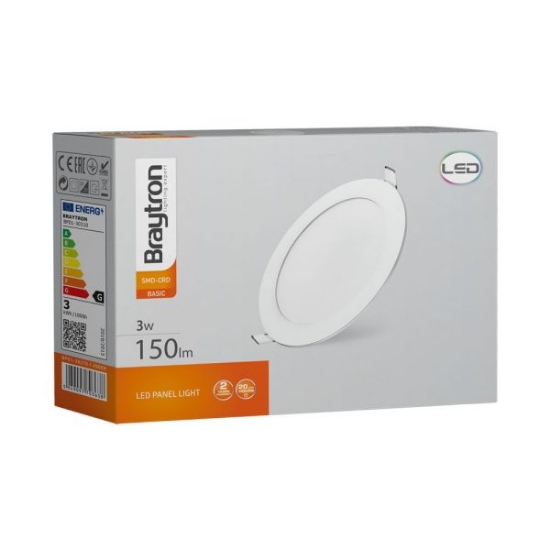 Imagine Spot LED rotund 3W 150LM 3000K BRAYTRON