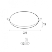 Imagine Spot LED Fără Ramă 30W 6400K 165-265V 016-052-0030