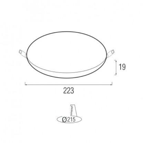 Imagine Spot LED Fără Ramă 30W 6400K 165-265V