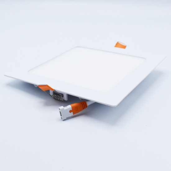 Imagine Spot LED pătrat încastrat 12W 910lm 3000K 170x170mm Braytron BR-BP02-31200