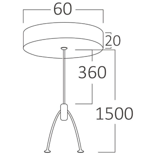 Imagine LANT 2BUC/SET ALB PENTRU MONTAT SUSPENDAT BR-BN01-90000