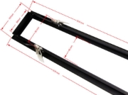 Imagine RAMA RIGIPS 600X105MM PT CORP LED LINIAR 18W NEGRU 21-601