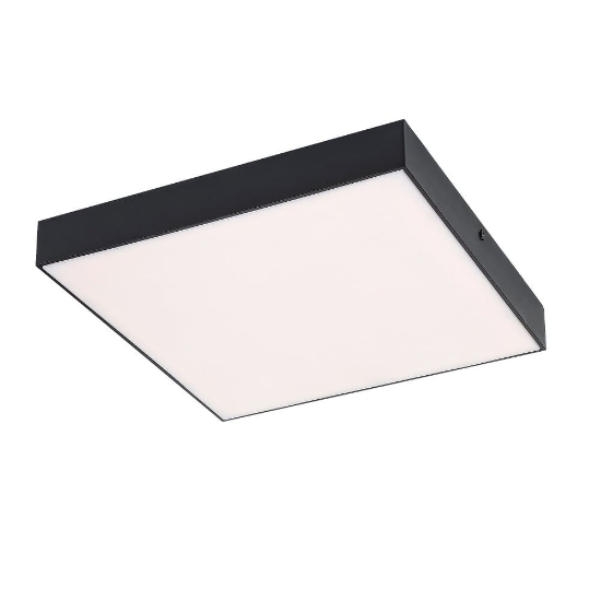Imagine Plafonieră exterior Tartu LED 24W dimabilă pătrată negru RAB 7900