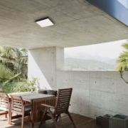 Imagine Plafonieră exterior Tartu LED 24W dimabilă pătrată negru RAB 7900