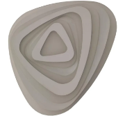 Imagine Plafonieră LED 90W cu telecomandă RF Design Yvette