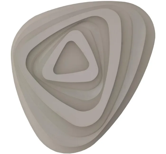 Imagine Plafonieră LED 90W cu telecomandă RF Design Yvette