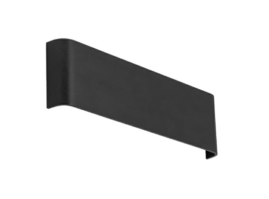 Imagine CORP LED PENTRU PERETE-DREPTUNGHIULAR 12W 3000K NEGRU BR-BH07-03301