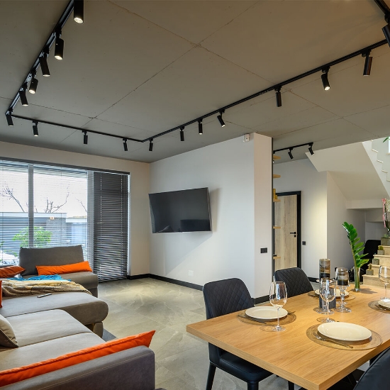 Imagine Spot LED pe șină B30 negru 6500K 30W 2450LM