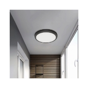 Imagine Spot LED Rotund PT 20W 2000lm 3in1 Negru F:225mm IP40