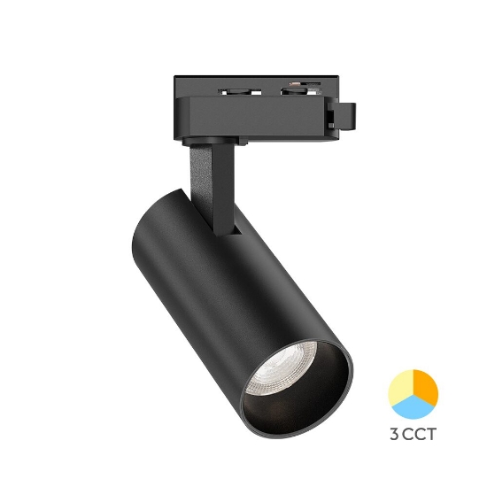 Imagine Spot LED pe șină P15 Negru 3in1 15W 1560LM Monofazic