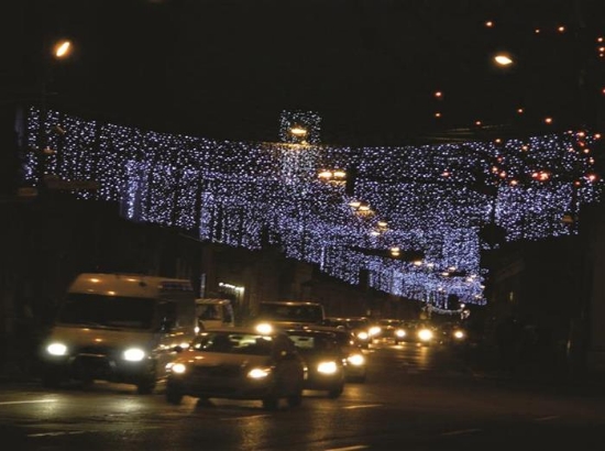 Imagine Perdea "multi"extensibila  cu 300 LED-uri, alb rece, 30 m, PVC
