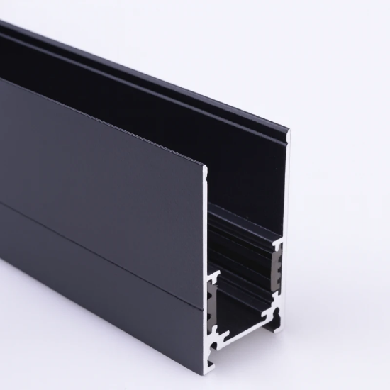 Imagine Șină magnetică încăstrată de 2 metri, neagră