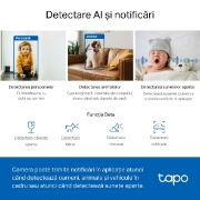 Imagine Cameră de supraveghere Wi-Fi Tapo C220 Pan/Tilt pentru interior