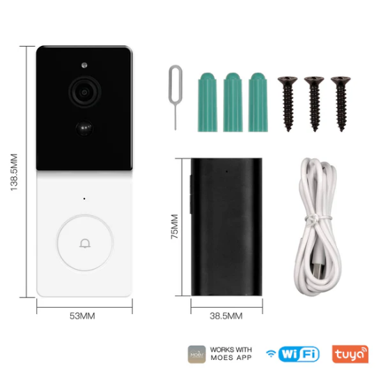 Imagine Sonerie Video Wireless DOORBELL Smart Full HD 1080p