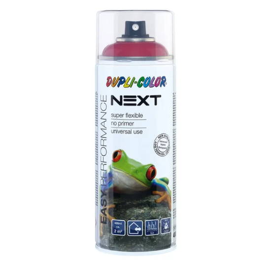Imagine Vopsea spray decorativă DUPLICOLOR Next RAL 3002 Roșu Carmine Lucios 400ml
