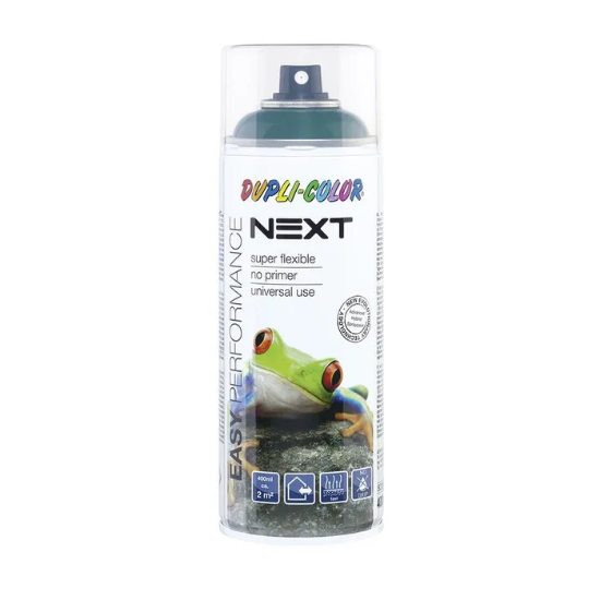 Imagine Vopsea spray Next, Dupli-Color, RAL 6005, Verde Frunze lucios, 400ml